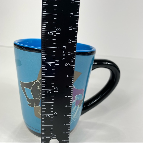 Vintage Taz Coffee Mug Applause 1999 Abstract Taz Looney Tunes WB - Picture 8 of 10